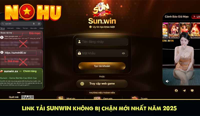 Link tải SUNWIN không bị chặn mới nhất năm 2025