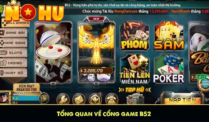Tổng quan về cổng game B52